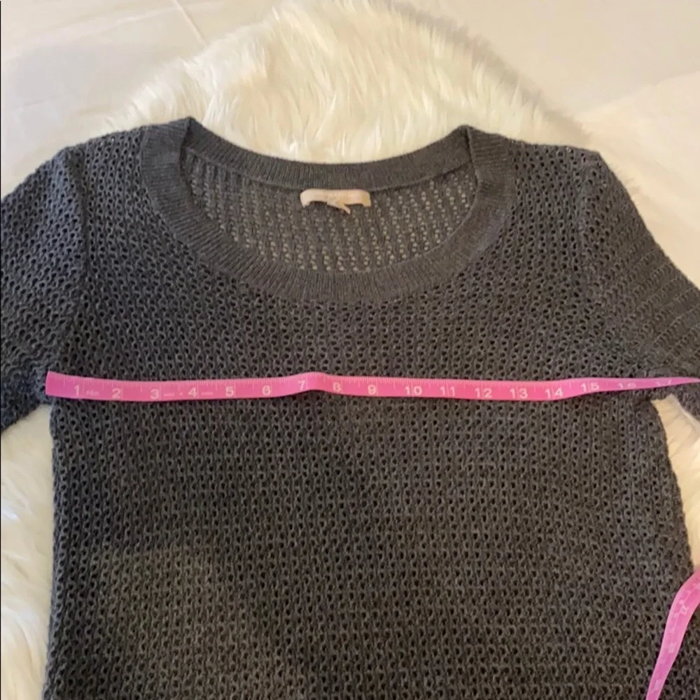 Banana Republic scoop neck gray sweater size small knit